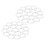 2Pcs Acrylic Flower Arranging Disk Clear Floral Grid Tool for Home Use 10