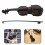 Plastic Kinder Viool Beginners Muzikaal Speelgoed Bruin 10