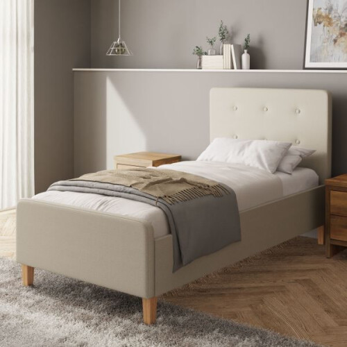 Ashbourne 90cm Single Ottoman Fabric Bed Frame