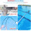 Multipurpose hook for pools, telescopic aluminum pole, 1.26m (6.5ft) 2