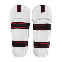 Taekwondo Shin Protector For Muay Thai And Sanda, Shin Guards, Size M, White