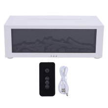 3D-Flammenkamin-Luftbefeuchter, Desktop-Timer,