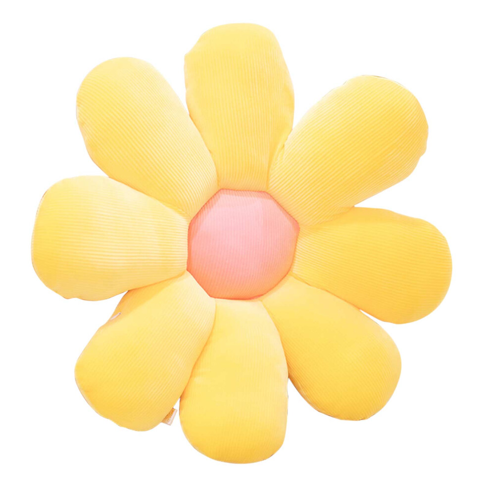 Flower-Shaped Pillow Decorative Flower Cushion Plush Sitting Pillow With Multicolor Daisy Design Home Decorative Throw For Living Room Bedroom Floor S