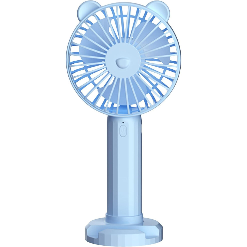 Compact Size Portable Cooling Fan, Durable High Quality Handheld Fan With Usb Recharging, Your Ultimate Companion (Blue) 9468298993281