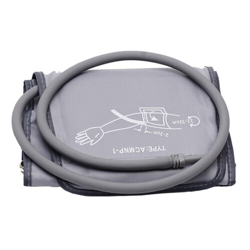 Braçadeira de pressão arterial com compatibilidade universal, ajuste confortável para braços de adultos de 22 a 32 cm (8,7 a 12,6 polegadas),