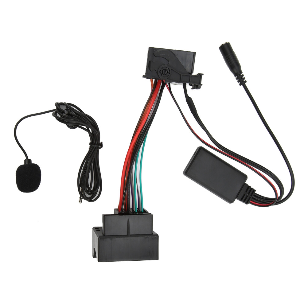 Wireless Bluetooth 5.0 Car Adapter Module With Microphone Aux Cable Stereo Music Interface Handsfree Call Support High Fidelity Audio Stable Data 9437117509026