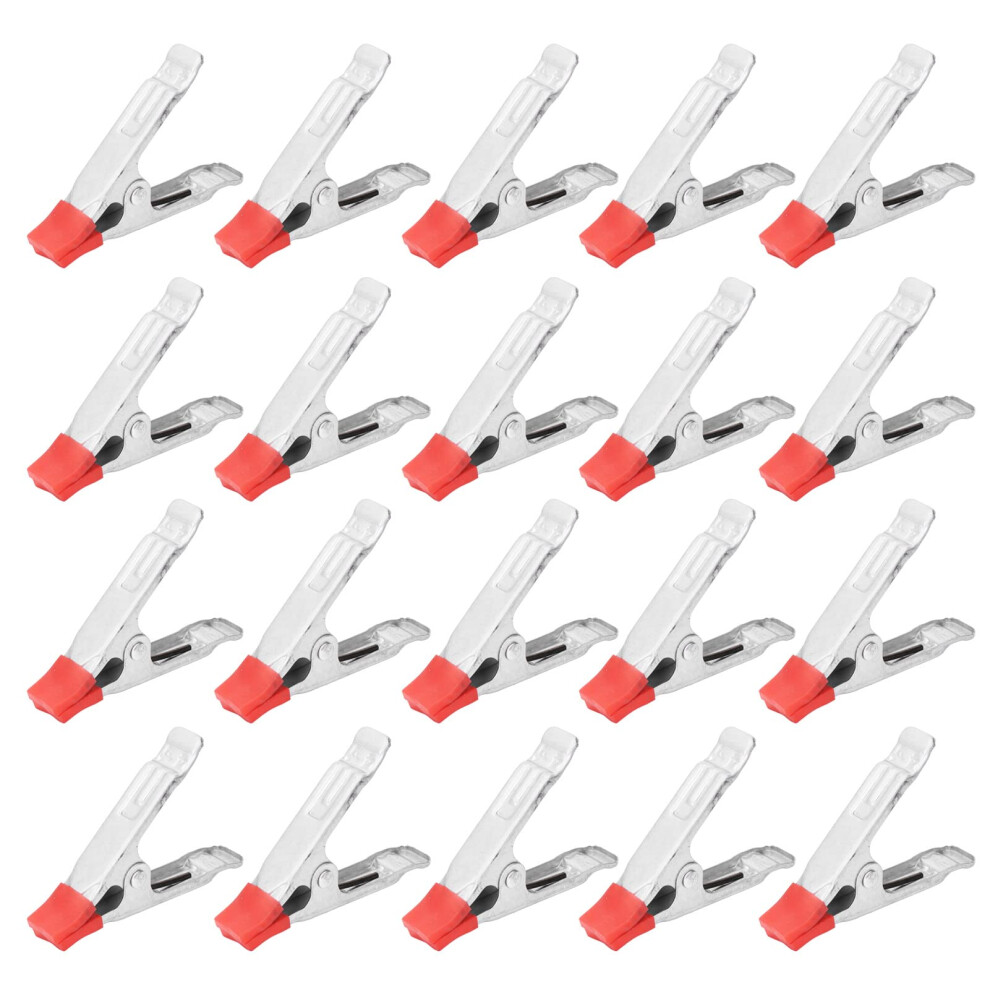 Spring Clamp Set, 20Piece, 4Inch Heavyduty With Firmgrip Pvc Handle For Woodworking, Crafts, Photography 9412369946195