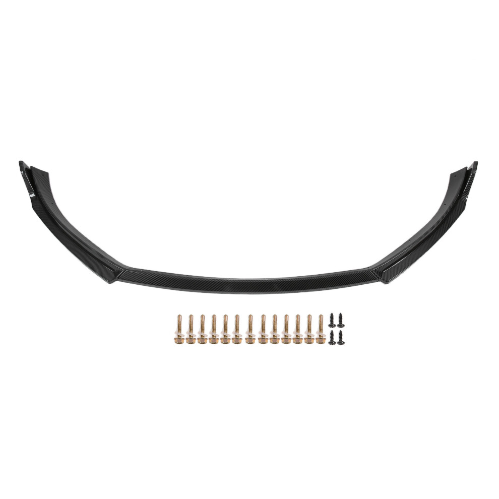 Front Chin Spoiler With Aerodynamic Design Bumper Protection For Vehicle Specific Fitment Sporty Visual Effect Impact Resistant Carbon Fiber Finish 9437117459109