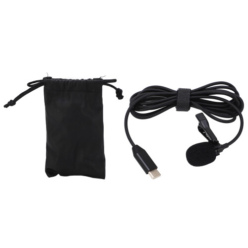 Lavalier-Mikrofon Action-Kamera-Mikrofon mit 1