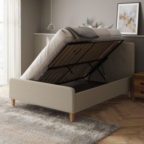 Ashbourne 135cm Double 4ft6 Ottoman Fabric Bed 1