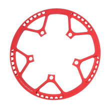 performance folding bike chainrings, 130BCD 45T 47T 53T 56T 58T, lightweight design for folding bikes, cycling 58T red