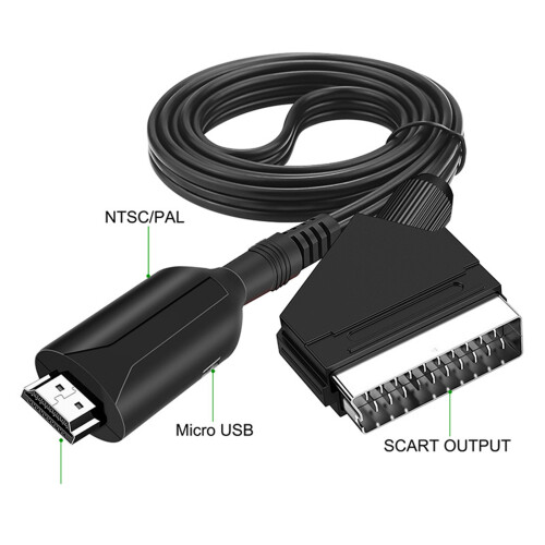 HD-Multimedia-Schnittstelle auf SCART-Kabel