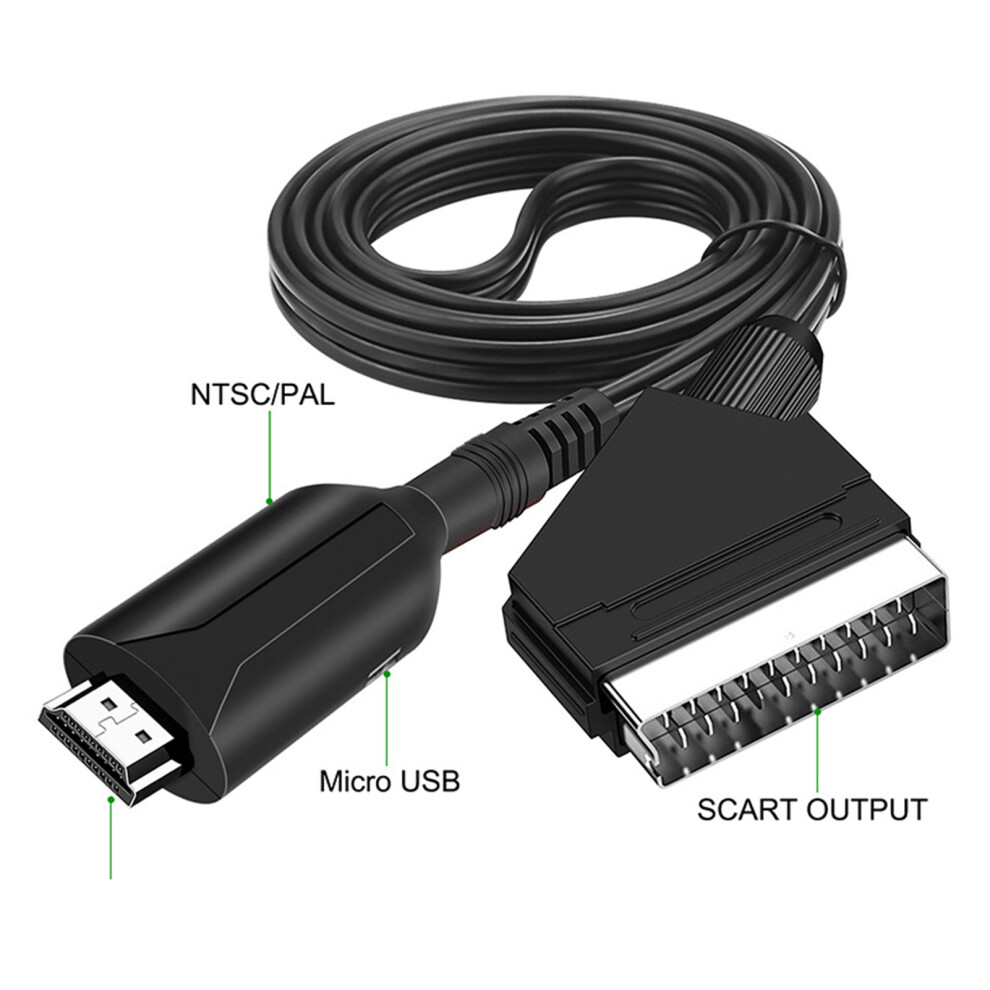 Hd-Multimedia-Schnittstelle Auf Scart-Kabel 7406045400813