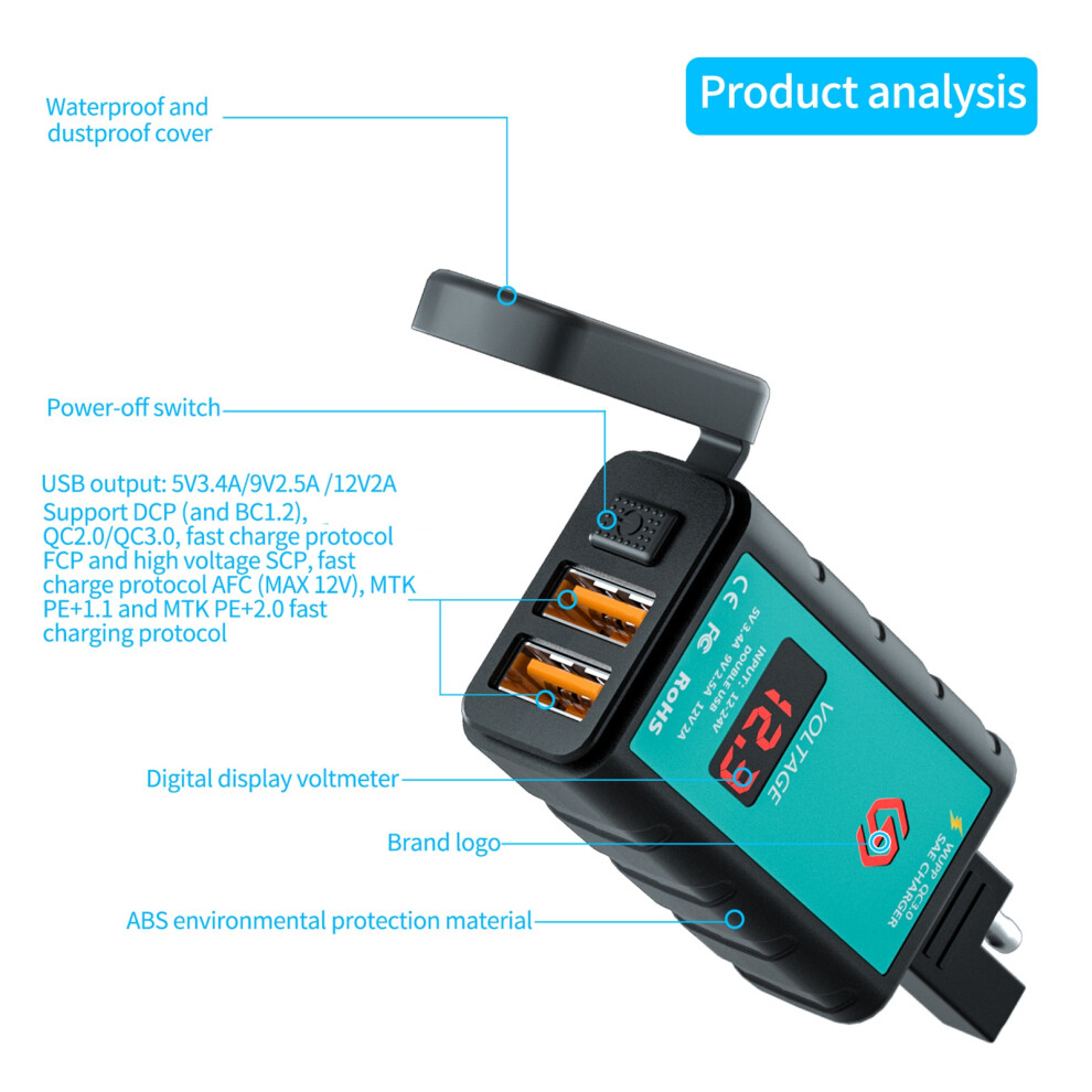 Motorrad-Usb-Ladegerã¤T, 7406045399575