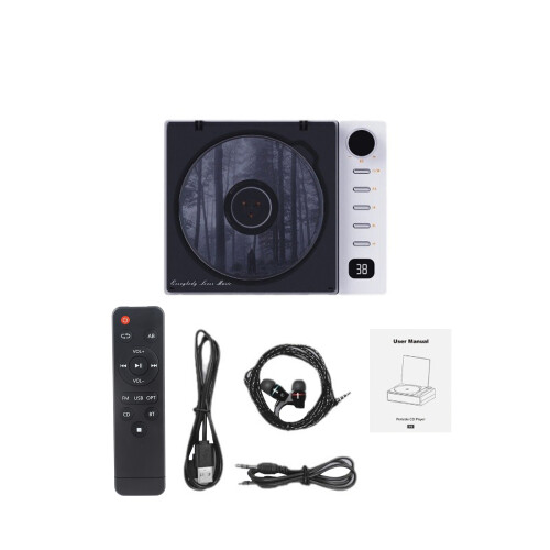 Tragbarer CD-Player mit Lautsprechern, 1