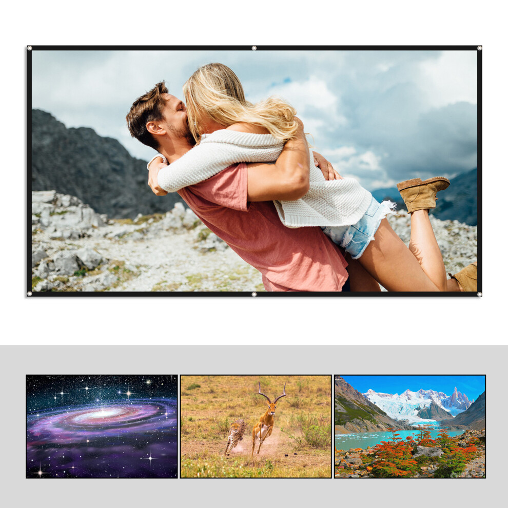 150 Zoll Projektorleinwand, Breitbild, 16:9, 7406045399872