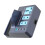 72-W-Multiport-Ladestation mit 1 QC/3 6