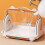 Bottle Drying Rack Storage, Plastic Nursing Bottle Storage, Drainage Bottle Box Dustproof Lid 5