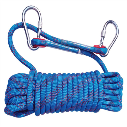 Climbing Rope 10mm  Strength Static Rope 60m Blue