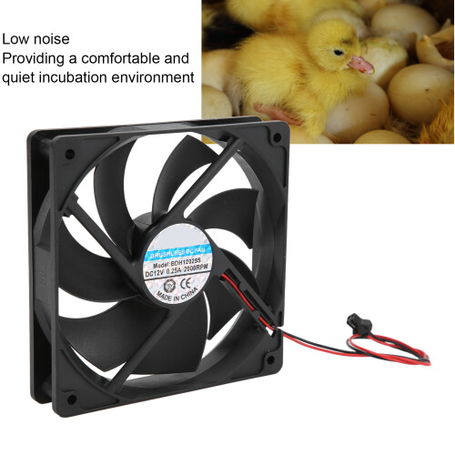 12V Inkubator Gleichmäßige Temperatur Lüfter