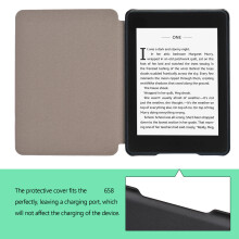 E-Book-Lederhülle für Kindle 658 (10. Generation,