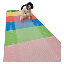 Long jump mat, nonslip practice measuring mat, soft jump exercise mat for jump rope/training, jump exercise test equipment, safe practice board.