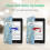 E-Book-Lederhülle für Kindle 658 (10. Generation, 5