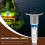 LED Navigation Light Solar Powered Compact Waterproof Strobe for Road Construction and Fishing White Light 2