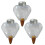 Automatic Watering Pots Set 3Pack Plastic Insertion Type for Controlled Watering and Plant Growth 1