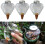 Automatic Watering Pots Set 3Pack Plastic Insertion Type for Controlled Watering and Plant Growth 5