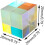 6 Side Light Cube Light Box Colour Square Optical Glass Lens Experiment Instruments 3