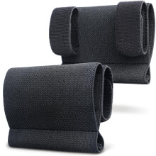 (Black) Elastic Tourniquet Holder, Tactical Duty Belt Sleeve for Horizontal Carry and Secure Retention, Survival Gear Accessory, Black