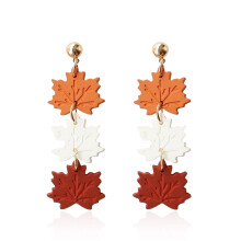 (B) Women's Fall Maple Leaf Earrings - Thanksgiving Themed Jewelry, Must-Have Outfit Accessory & Thoughtful Holiday choose