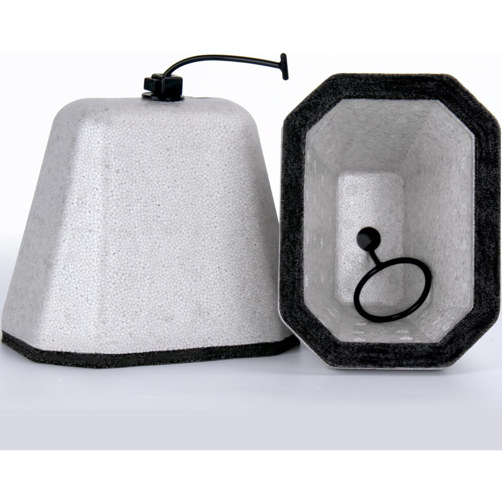 2 Pack Winter Outdoor Faucet Cover, Foam Faucet Insulation Covers For Freeze Protection, Reusable Outdoor Hose Bib Covers, Weatherproof Winter Faucet 7449604215466