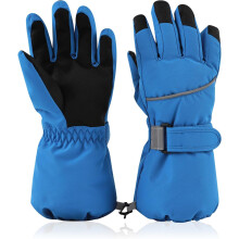(6-10 Years) Waterproof & Breathable Kids Ski Gloves – Thinsulate Lined Mittens for Boys & Girls (Snowboard)