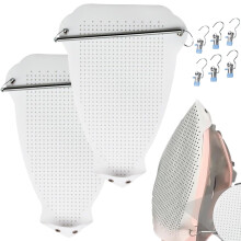 (1mm) Universal Iron Protective Cover to Prevent Burn Marks & Sticking, Improves Ironing Results for Fabrics and Sewing, 2-Piece Set, 0.2mm Thickness