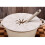 (Black) Multi-Use Silicone Splatter Guard with Folding Handle, Doubles as Strainer and Heat Resistant Mat, White. 3
