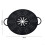 (Black) Multi-Use Silicone Splatter Guard with Folding Handle, Doubles as Strainer and Heat Resistant Mat, White. 2