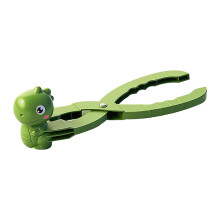 (Dinosaur) Reusable Snowball Maker Clips with Snowman & Dinosaur Shapes, Fun Outdoor Winter Activity for All Ages