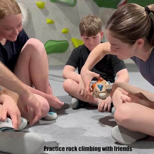 3D Rock Shaped Exercise Ball, Finger and Grip Strength Trainer for Climber Conditioning, Precision Control Aid. 1