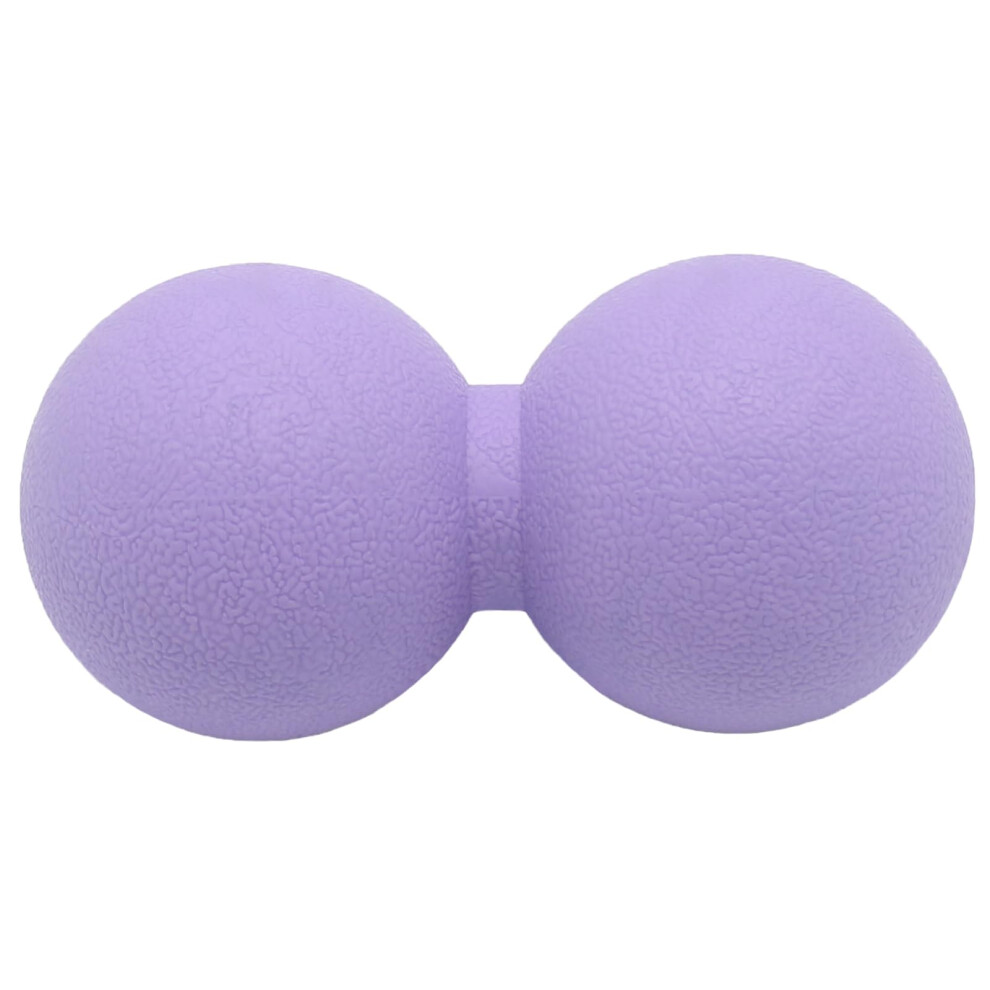 Purple/Blue () Hard Peanut Massage Ball For Physical Therapy, Deep Tissue Tool For Myofascial Release And Muscle Recovery,