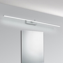 LED Mirror Wall Light Bathroom 100 cm 18 W Black Wall Lighting Indoor Modern 3000 K/6000 K (White Light, 80 cm)