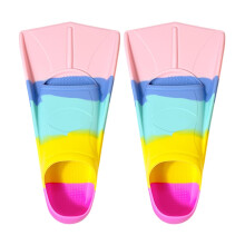 Short Fins Comfortable Short Swim Fins for Adults Comfortable Swim and Snorkel Fins Professional Travel Size Swim Fins L (Size 4143)