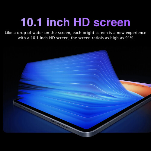 (blue) 10inch Tablets, Android Tablet 6GB+128GB 8MP/13MP Camera, New 1