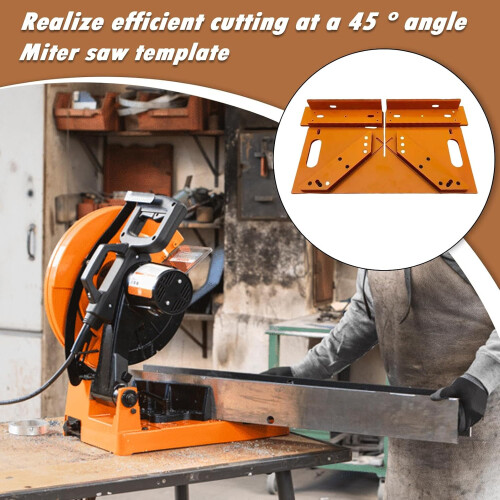 Miter Saw Angle Cutting Guide For 45Degree Cuts, Door And Window Trim, Adjustable, BeginnerFriendly, Universal Fit 1
