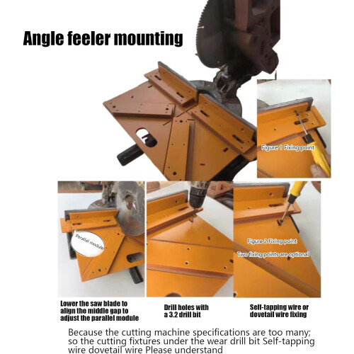 Miter Saw Angle Cutting Guide For 45Degree Cuts, Door And Window Trim, Adjustable, BeginnerFriendly, Universal Fit 2