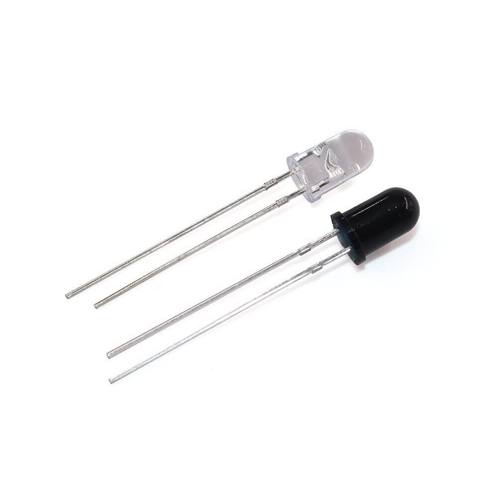 Infrared Diodes 20 Pack 850Nm 5Mm Round Emitting And Receiving Diode, Ideal For Ir Projects 9189345914669