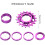 Freewheel Replacement Flywheel, 18T, Singlespeed,  Strength, Flywheel, Sprocket Part for Fixed Gear Bikes, Red 2