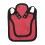 Hen Saddle Wing Back Protector Vest With Adjustable Straps For Coop Poultry Comfort Red 1