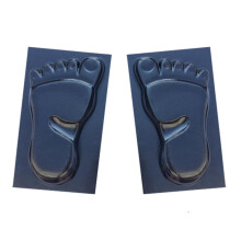 Outdoor Stepping Stones, Concrete Shapes, 2 Packs Footprint Cement Paving Molds